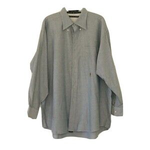 VTG Tommy Hilfiger Mens XL Original Oxford Button Down Long Sleeve Shirt Blue